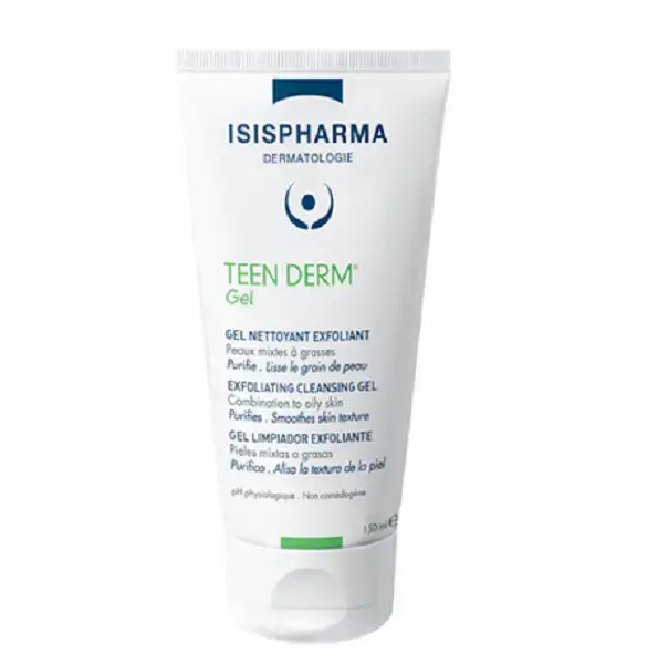 ISISPHARMA TEEN DERM GEL NETTOYANT EXFOLIANT 150ML
