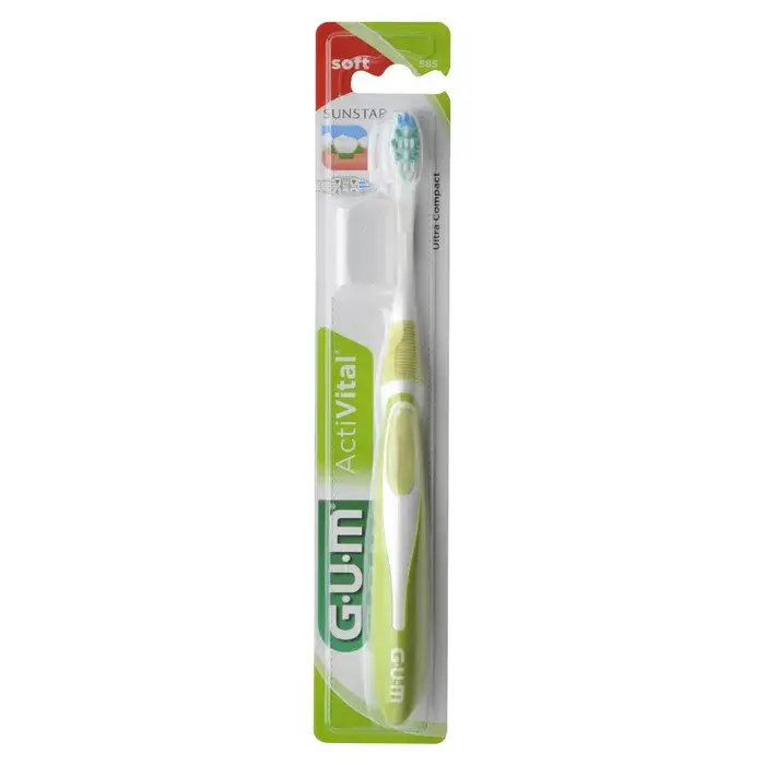 GUM ACTIVITAL BROSSE À DENTS SOUPLE ULTRA-COMPACT 585