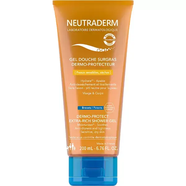 Neutraderm Gel douche surgras dermo protecteur 200ml – Gilbert