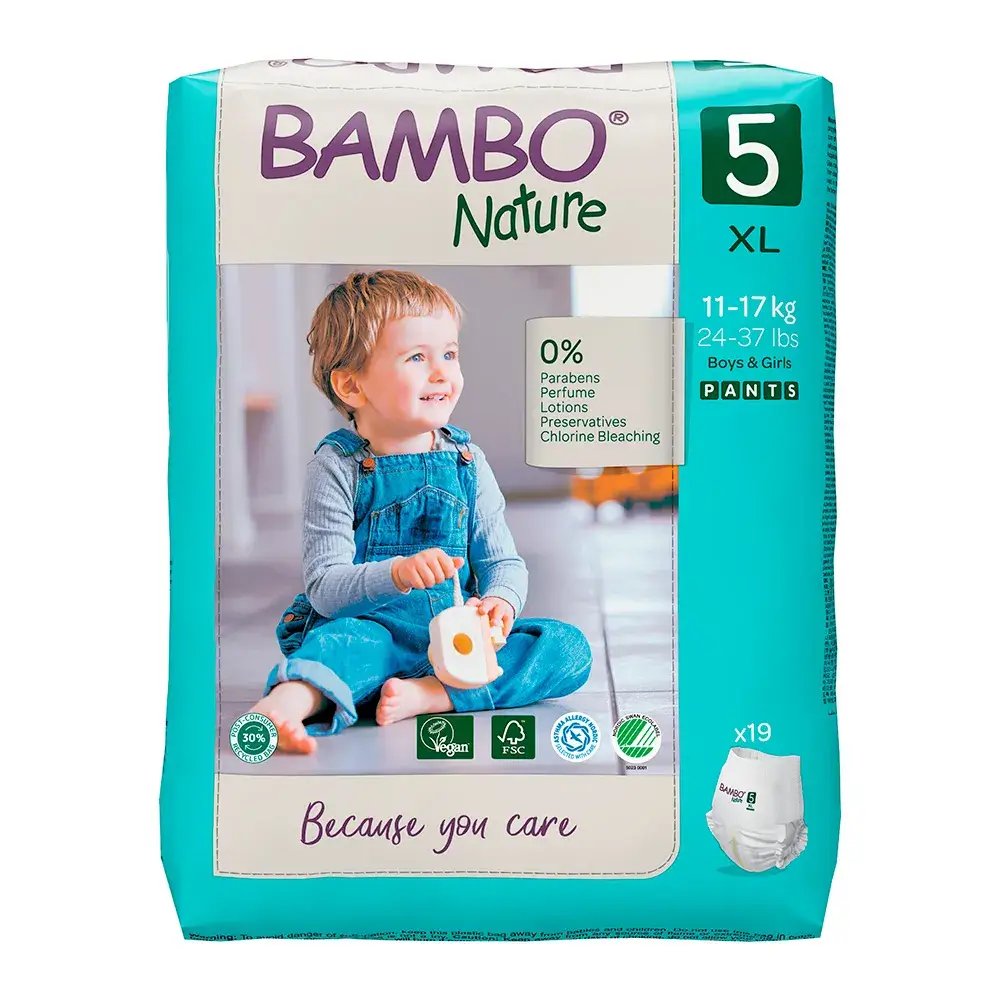 BAMBO NATURE CULLOTE TAILLE 5  11-17 KG  19 UNITES