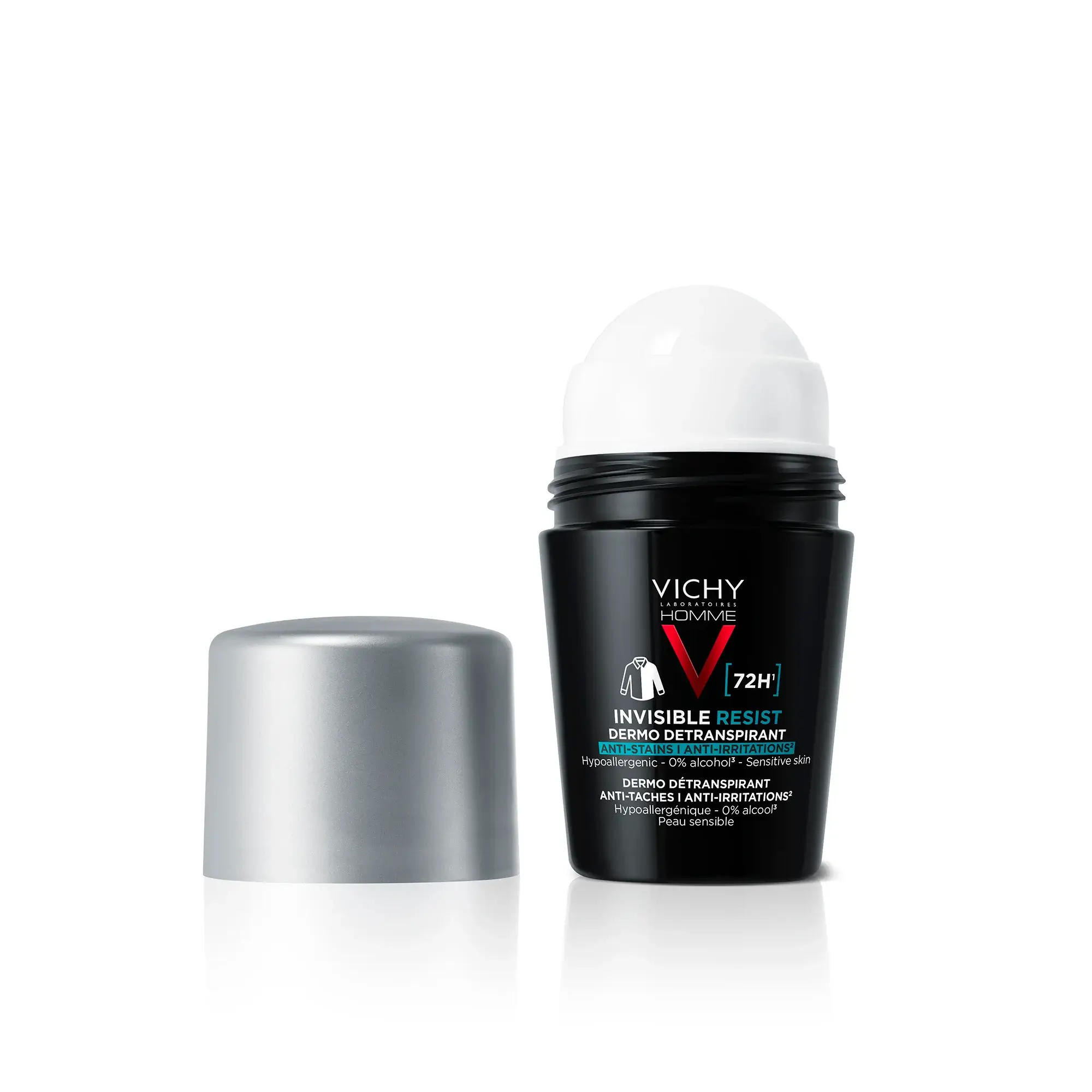 VICHY DÉODORANT DERMO-DÉTRANSPIRANT INVISIBLE PROTECT 72H ANTI-TACHES ANTI-IRRITATIONS