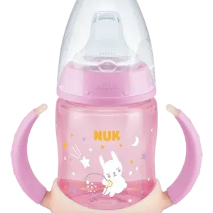 Nuk Tasse d’apprentissage First Choice Night 150ml Rose 6-18mois