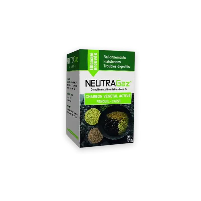 NEUTRAGAZ CHARBON VEGETAL ANTI BALLONNEMENTS 30 GELULES