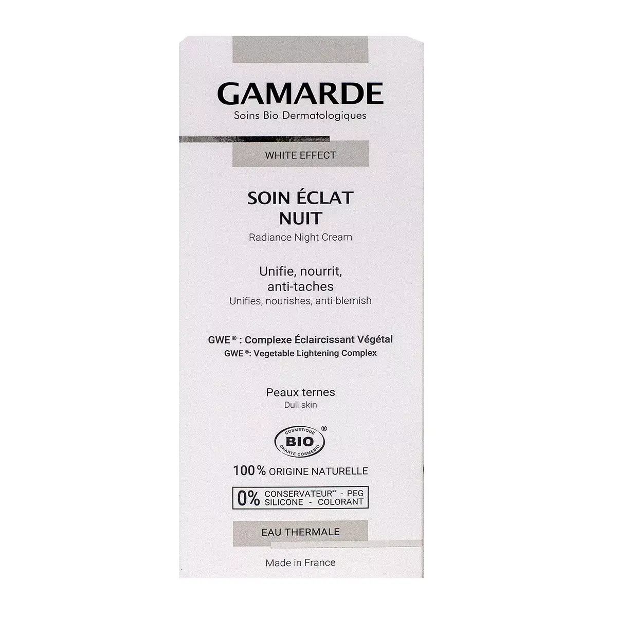 GAMARDE Soin Eclat Nuit 40ML