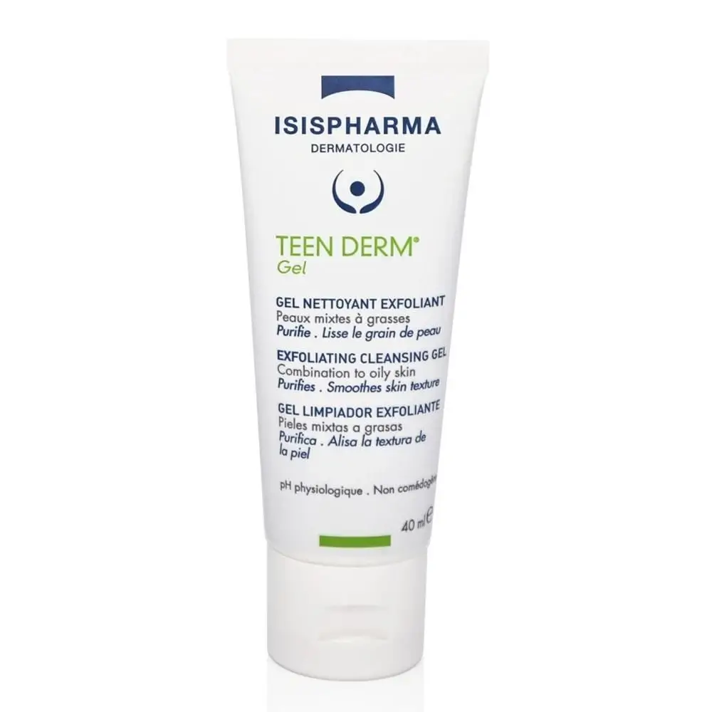 ISIS PHARMA TEEN DERM GEL NETOYANT EXFOLIANT 40ML