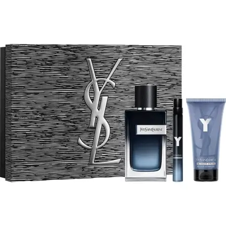 Yves Saint Laurent Y Coffret eau de parfum + gel douche + vaporisateur voyage