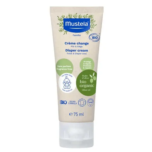 MUSTELA BIO CREME DE CHANGE SANS PARFUM 75ML