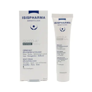 ISISPHARMA GLYCO-A INTENSE PEELING CREME NUIT 25% D'ACIDE GLYCOLIQUE 30ML