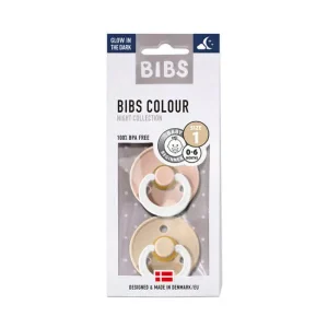 BIBS Sucette 0-6 mois Blush / Vanilla 2 pièces
