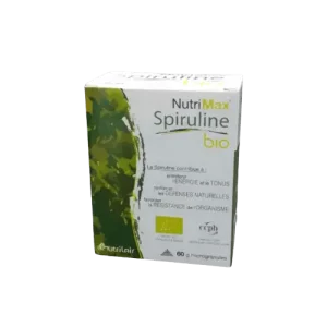 NUTRIMAX SPIRULINE 100% BIO 60 G MICROGRANULES TONUS ET VITALITÉ