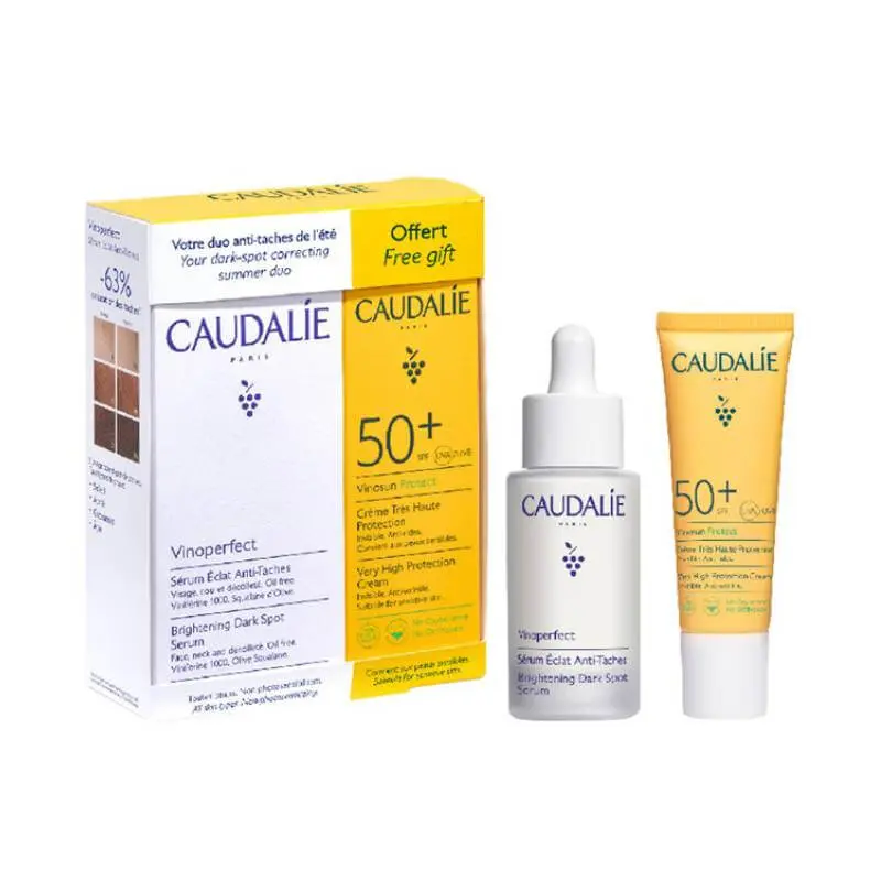 Caudalie Coffret Vinoperfect Sérum + SPF50 25ml Offert
