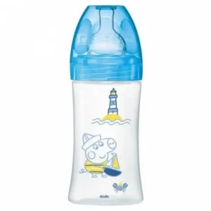 DODIE BIBERON INITITION+ TETINE RONDE 0-6 PEPPA PIG GEORGE 270ml