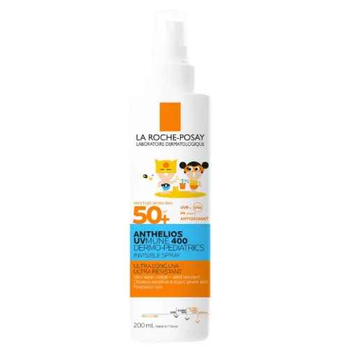LA ROCHE POSAY ANTHELIOS UVMUNE400 DERMO-PEDIATRICS INVISIBLE SPRAY SPF50+ 200ML