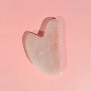 FACELAB GUA SHA - heart shaped Rose quartz