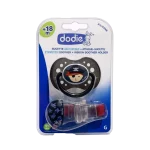 Sucette Anatomique Dodie 18 Mois+ en Silicone avec Attache-Sucette